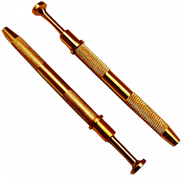 Gold Plated Wax Dab Tools for Terp Slurper Banger Buckets