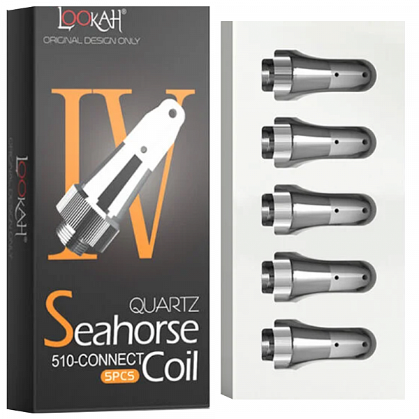 Lookah Seahorse Quartz Coil IV|vape pen coils