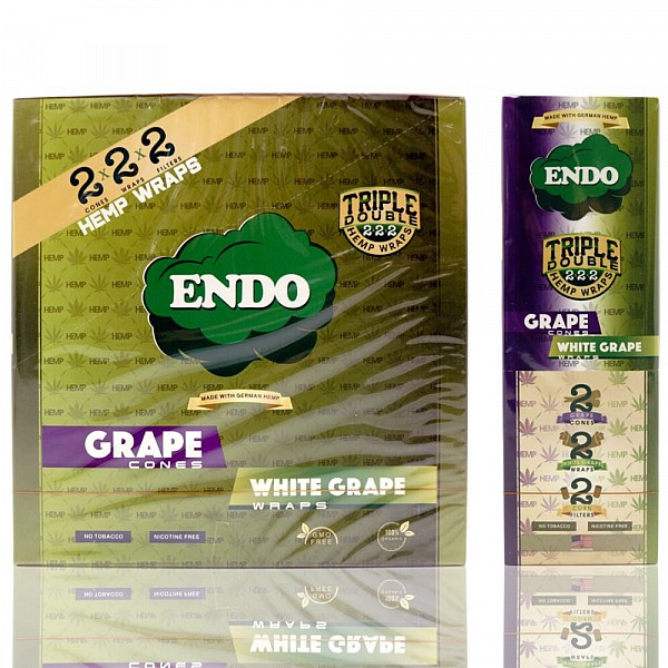 Endo Hemp Organic Wraps 2x2x2 Double
