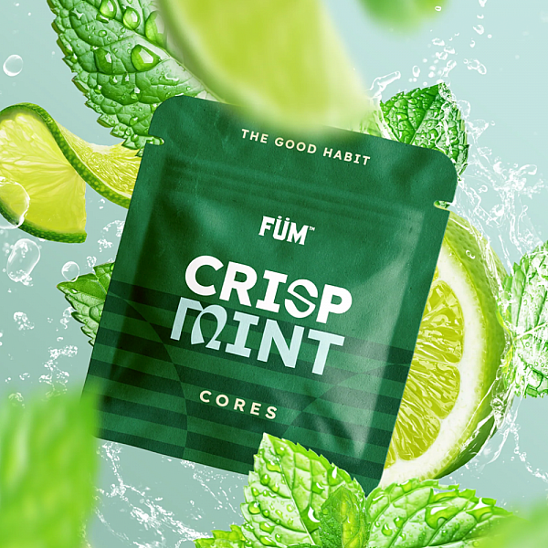 FUM Crisp Mint Cores - 3 Per Pack - 10 Pack Display