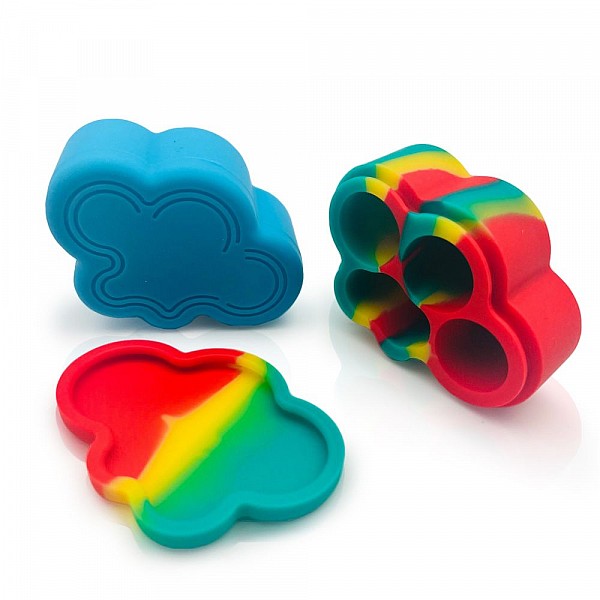 22 ml Cloud Silicone Wax Storage Containers