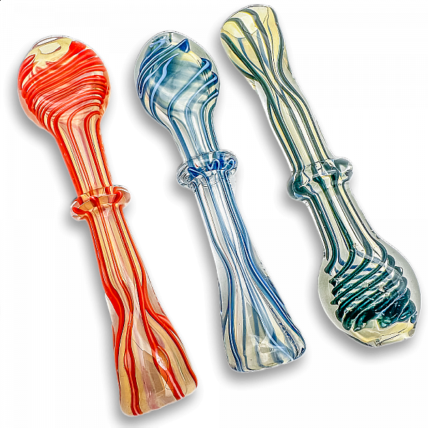 Twisted Reticello Glass Chillums