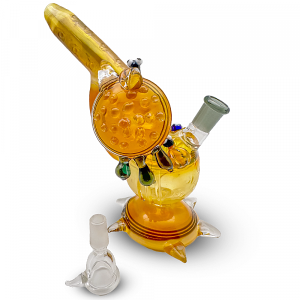 Honey Drip Glass