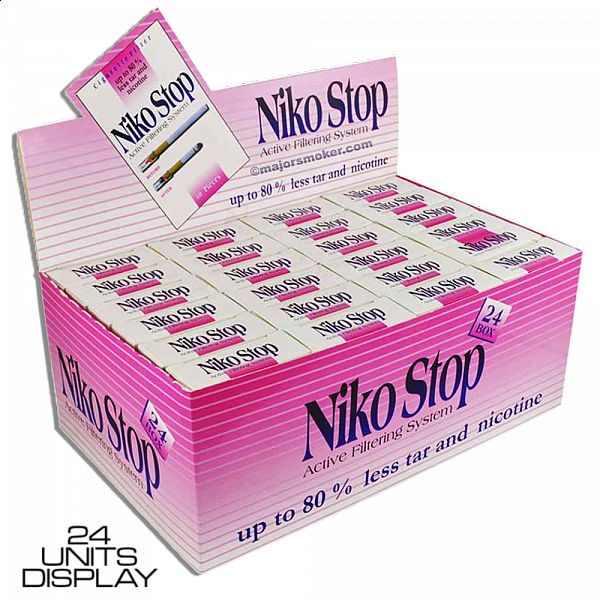 Niko Stop 24-Pack - Active Cigarette Filters