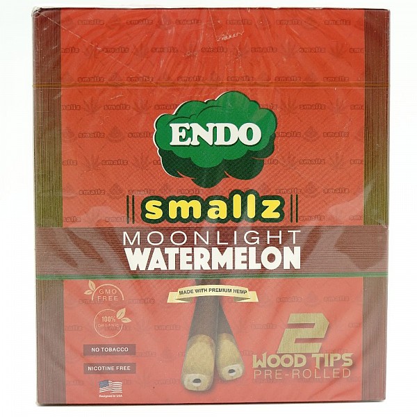 Endo 2 Wooden Tip Pre-Rolled Organic Hemp Wraps