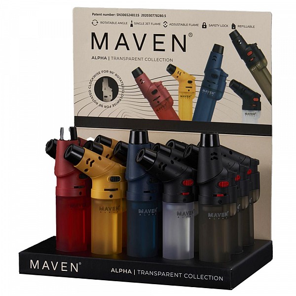 Maven Alpha - Transparent - 15pc/Display