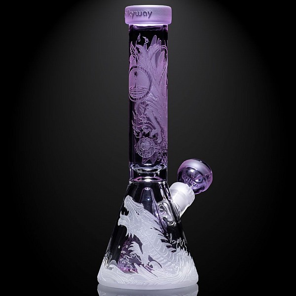 Blood Feud 11" Beaker Bong with Collins Perc