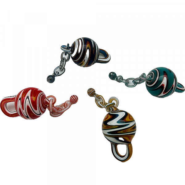 USA colorwork Chain Terp Slurper Marbles