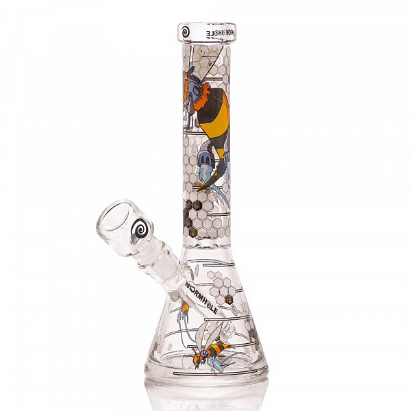 Robo Bees 11" Mini Beaker Bong