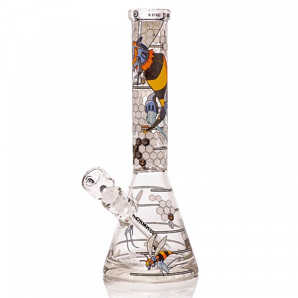 Robo Bees 14" Beaker Bong