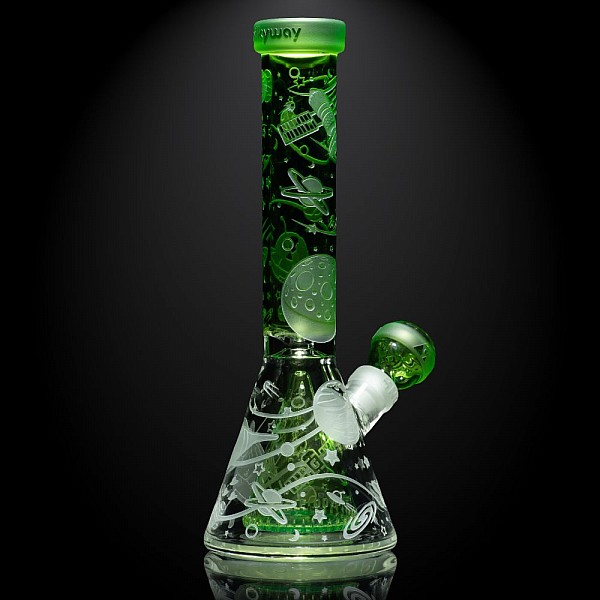 Space Odyssey in 3D 11" Beaker Bong with Collins Perc