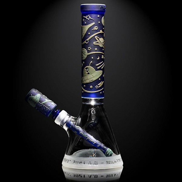 Space Odyssey in Color 14" Beaker Bong