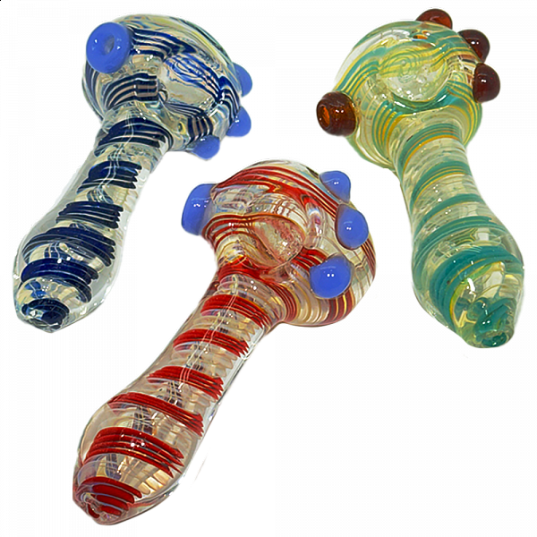 Multi Spiral Twisted Glass Pipes