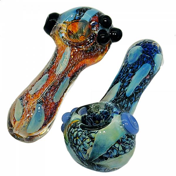 Fume Pipe Feature Unique Honeycomb Heady Art