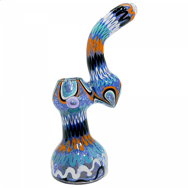 Color Swivel Twisted Glass Bubblers