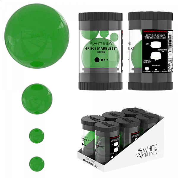 Terp Slurper 4-Piece Marble Set for Terp Slurper - Green