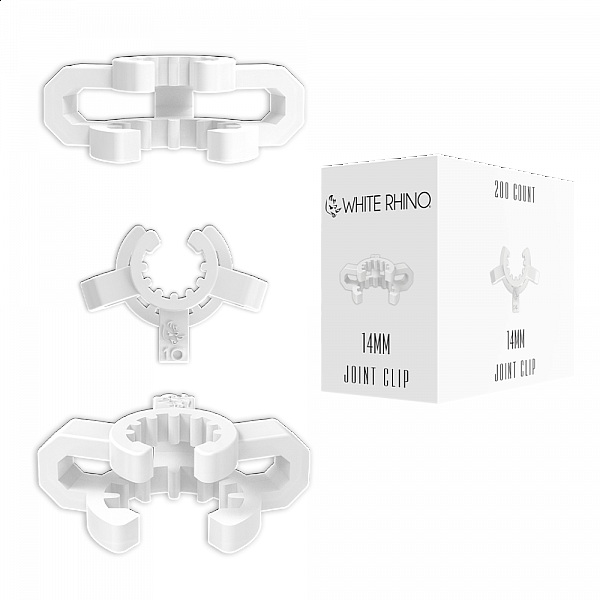 14mm C Clip Adapters For Downstems & Nectar Collectors - White