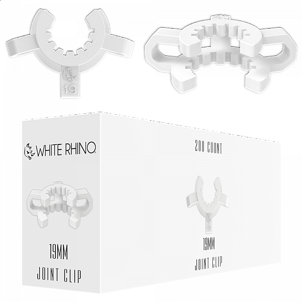 19mm C Clip Adapters For Downstems & Nectar Collectors - White