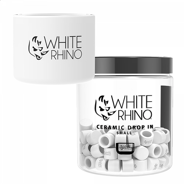 Ceramic Small Drop-In - 50 Count - White Rhino