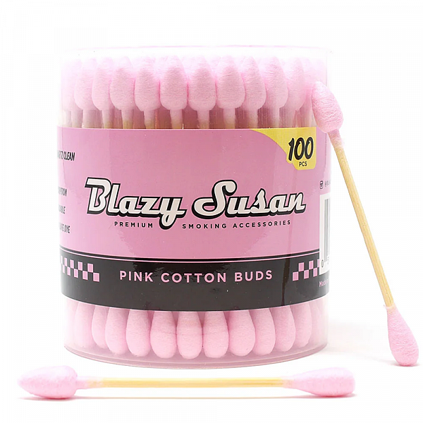 Blazy Susan - Cotton Buds - 100 Count Pink