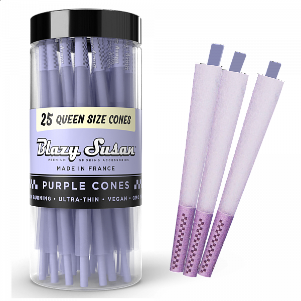 Blazy Susan - Purple Queen Pre Rolled Cones - 25 Count