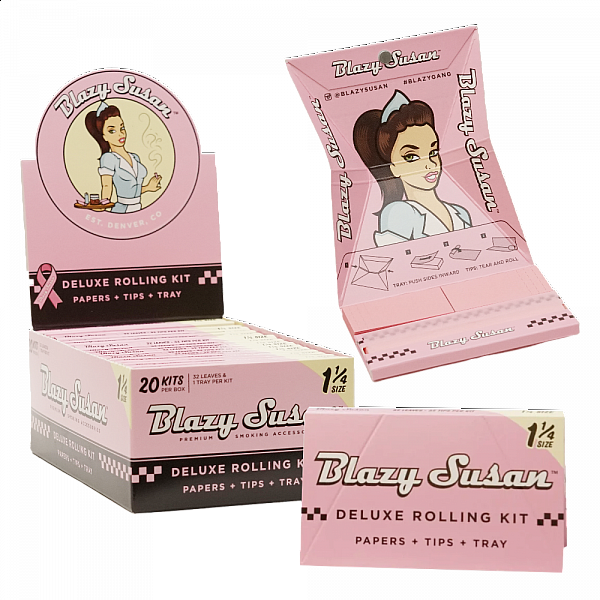 Blazy Susan - Pink 1¼ Slim Deluxe Rolling Kit