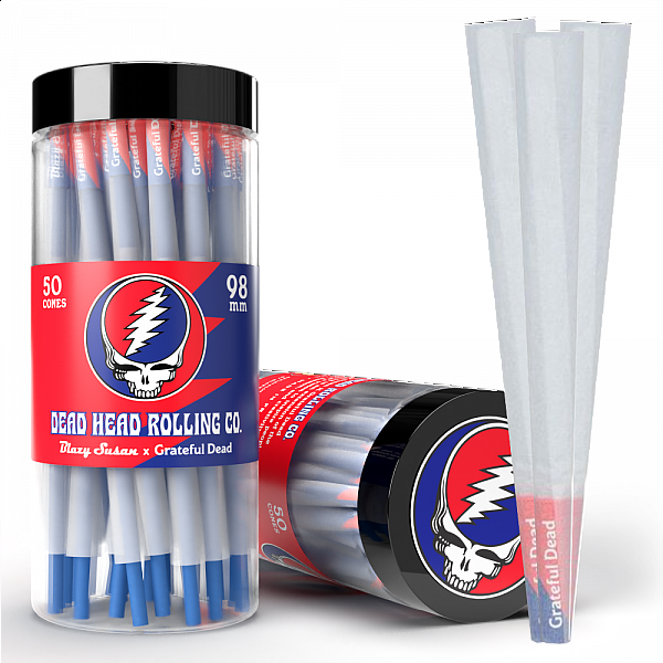 Grateful Dead - 98mm Pre Rolled Cones - 50 Count