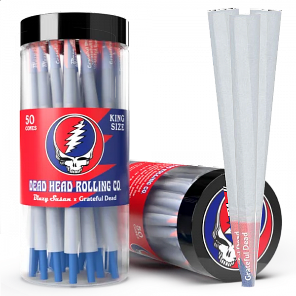 Grateful Dead - King Size Pre Rolled Cones - 50 Count