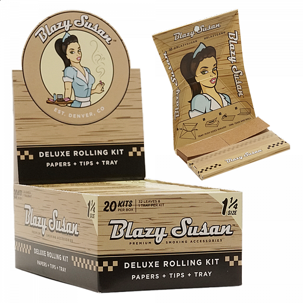 Blazy Susan - 1¼ Size Deluxe Rolling Kits - Unbleached Paper