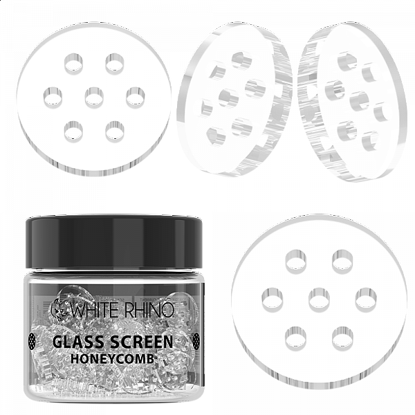 White Rhino Glass Screens - 100-Count