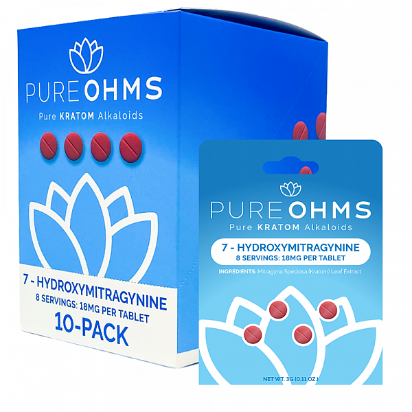 Pure Ohms Tablets - 4 Tablets Per Pack - 10 Pack Display