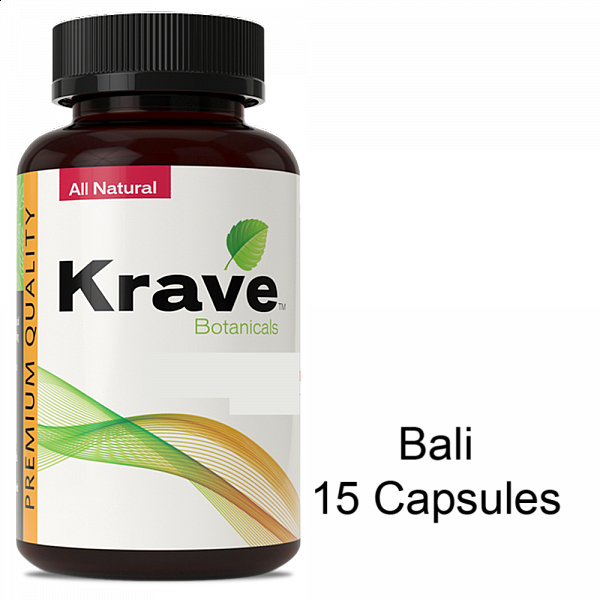 Krave Kratom - Bali Capsules - 15 Count