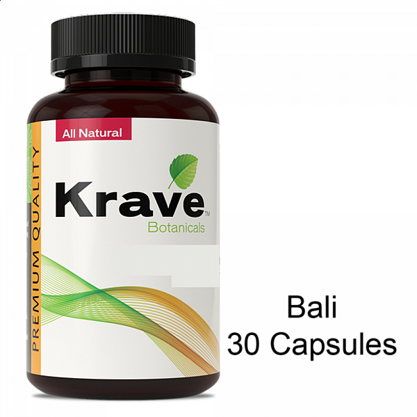 Krave Kratom - Bali Capsules - 30 Count