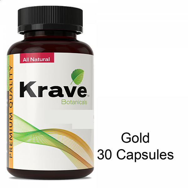 Krave Kratom - Gold Capsules - 30 Count