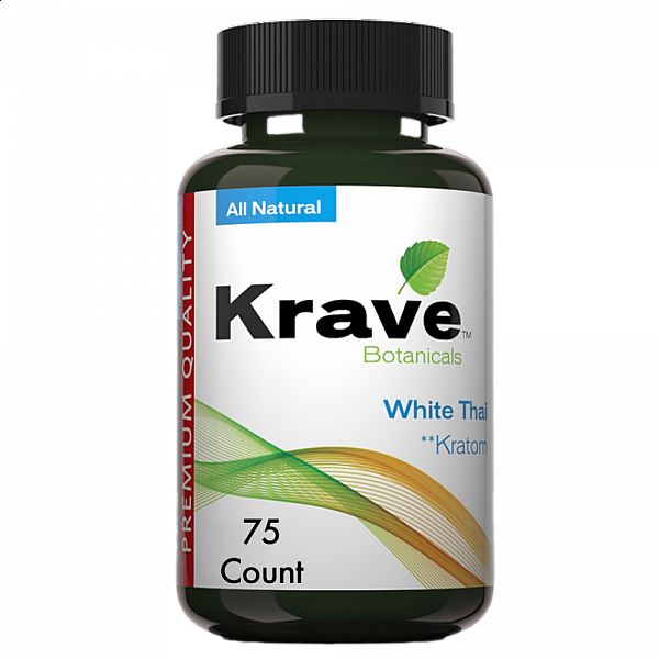 Krave Kratom - Thai White - 75 Count