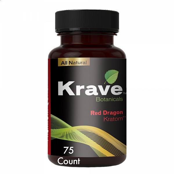 Krave Kratom - Red Dragon - 75 Count