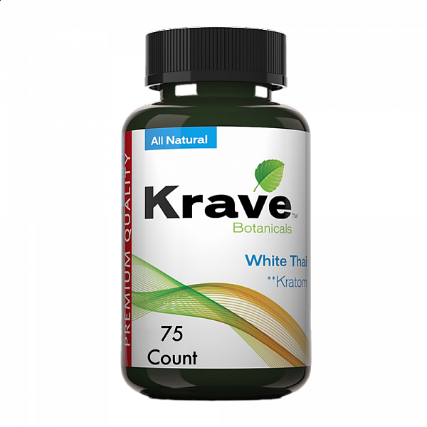 Krave Kratom - White Thai - 150 Count