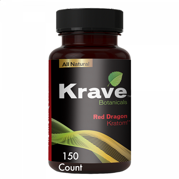 Krave Kratom - Red Dragon - 150 Count