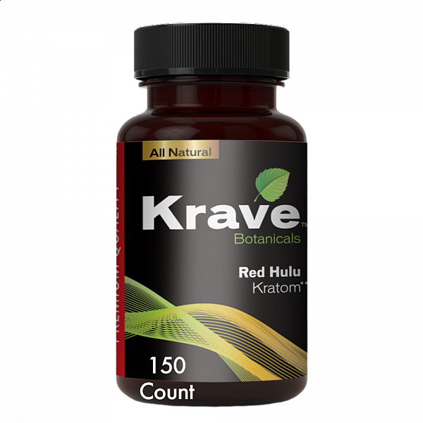 Krave Kratom - Red Hulu - 150 Count