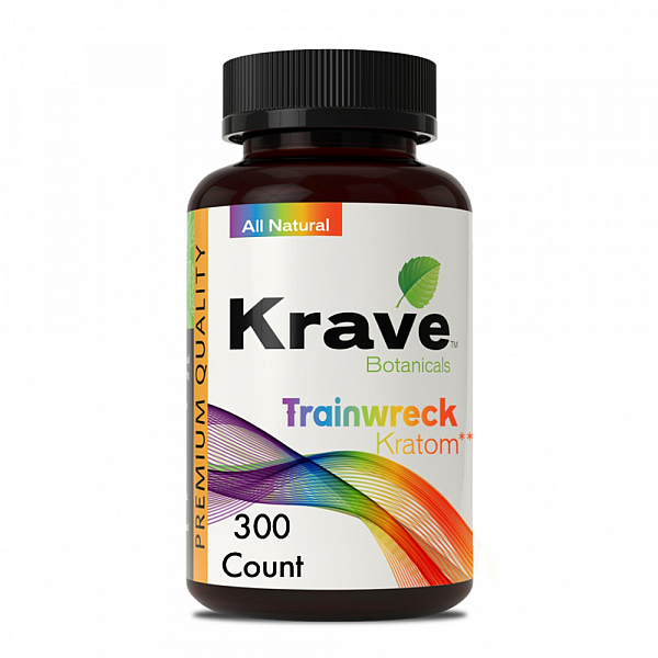 Krave Kratom - Train Wreck - 300 Count