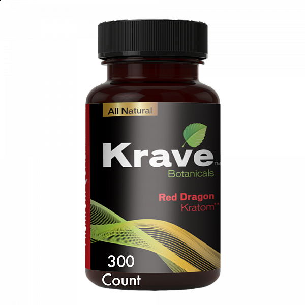 Krave Kratom - Red Dragon - 300 Count