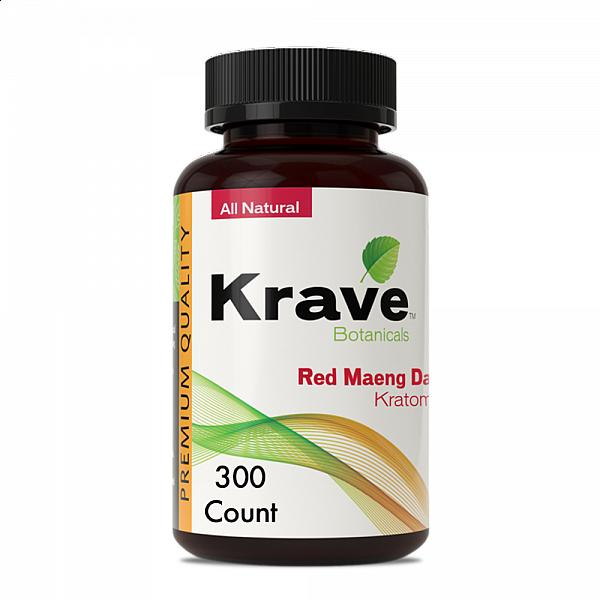 Krave Kratom - Red Maeng Da - 300 Count