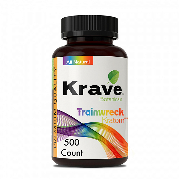 Krave Kratom - Train Wreck - 500 Count