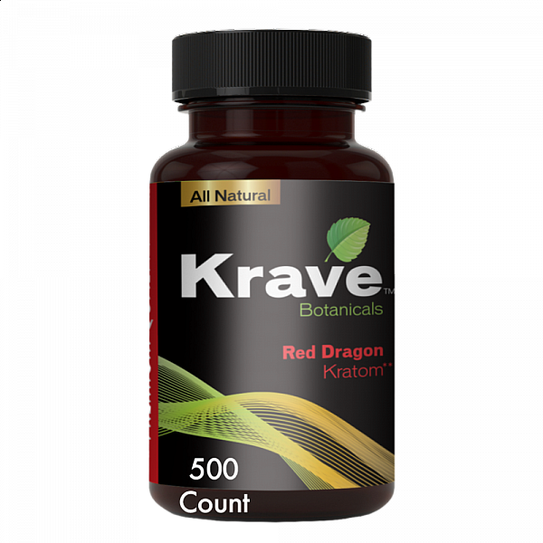 Krave Kratom - Red Dragon - 500 Count