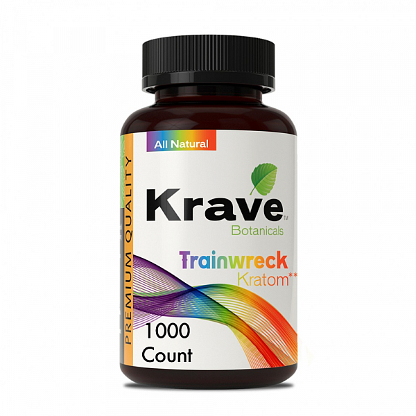 Krave Kratom - Train Wreck - 1000 Count