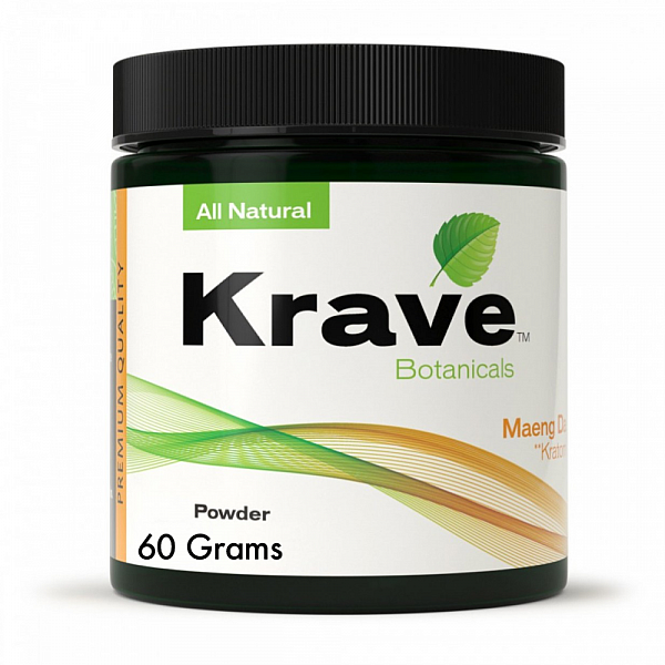 Krave Kratom - Maeng Da Powder - 60 Grams