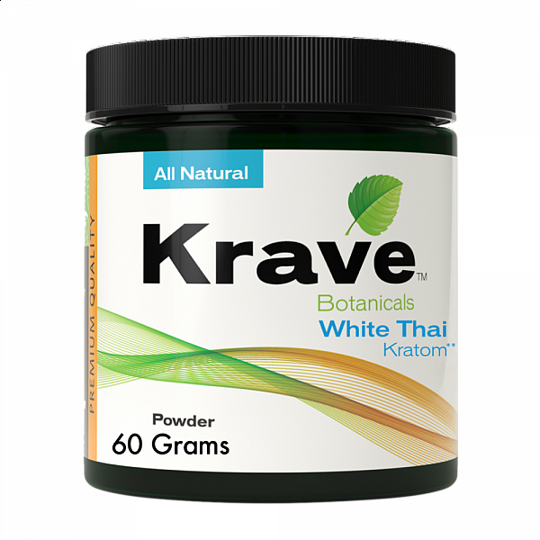 Krave Kratom - White Thai - 60 Grams