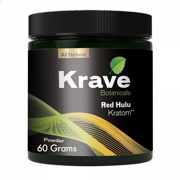 Krave Kratom - Red Hulu - 60 Grams