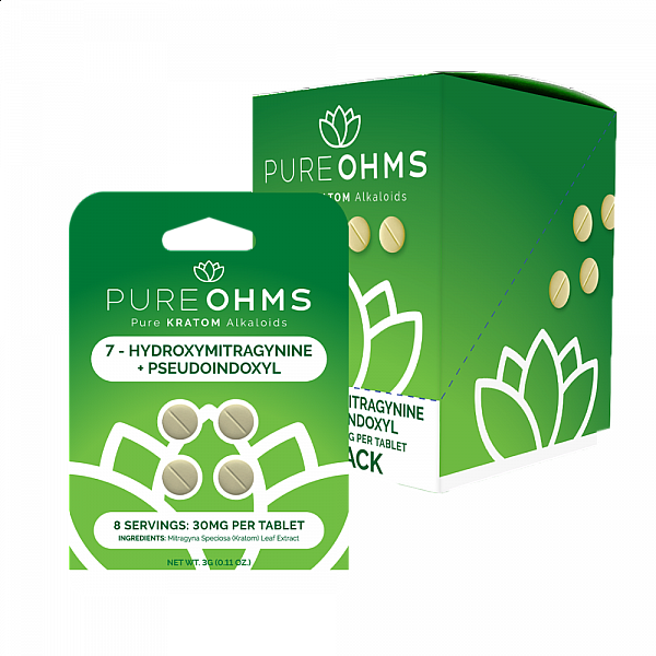 Pure Ohms Tablets - 4 Tablets Per Pack - 10 Pack Display