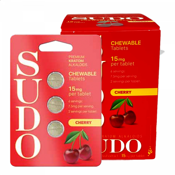 SUDO 7-OH 15mg Tabs - 3 Tab/Blister Pack - 12 Packs Display